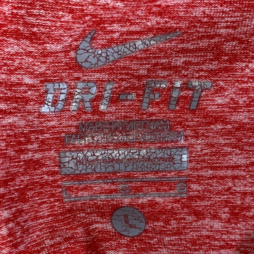 Nike Red Heather Dri-FIT Ohio State Logo Performance Long Sleeve Tee - Picture 2 of 6